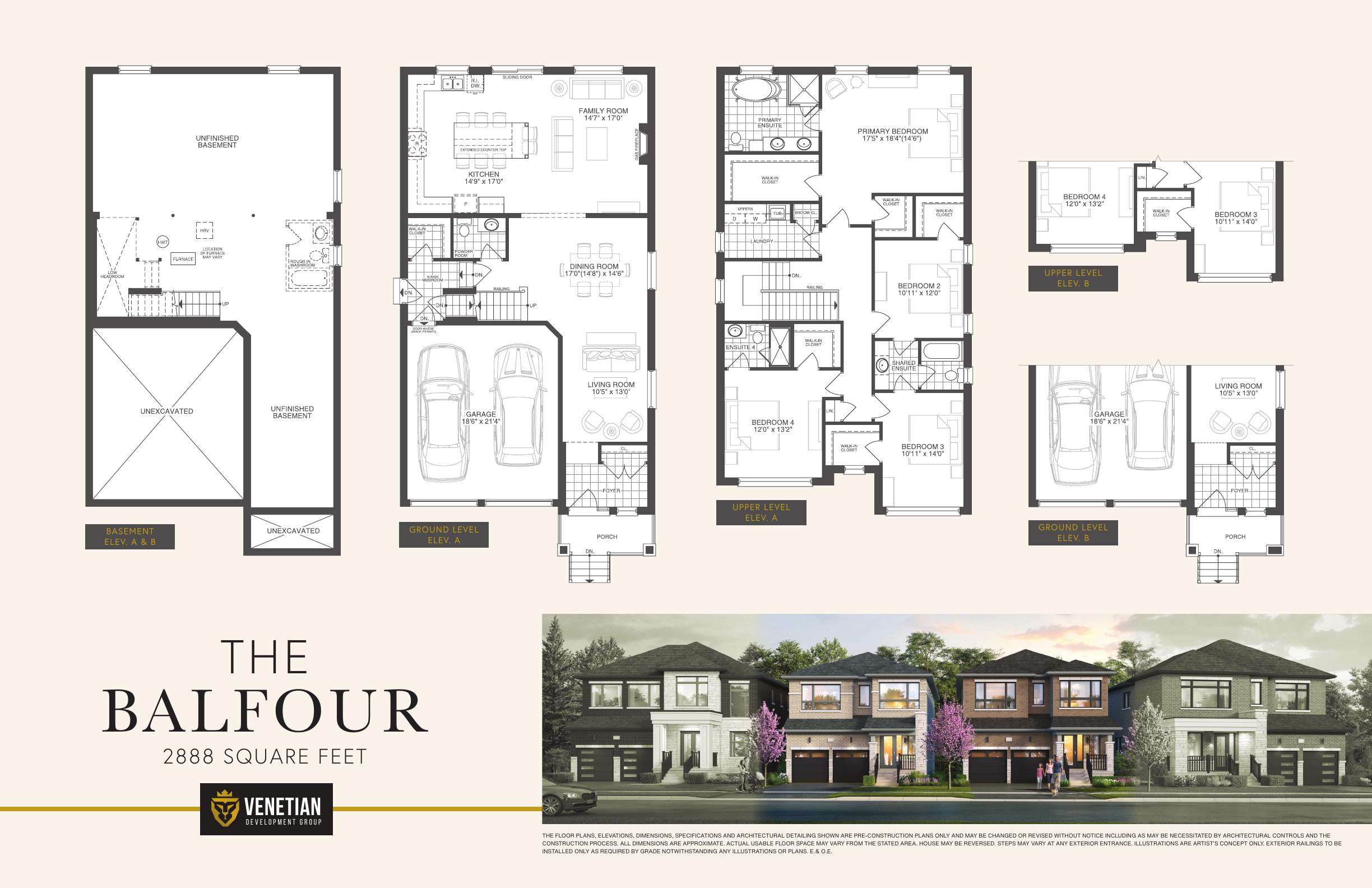 The Balfour architectural drawing page 2